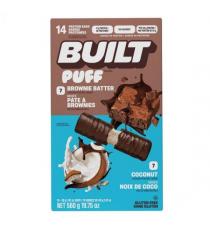 Built Puff brownie batter and coconut flavoured protein bars 14x40 g