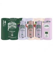 Maison Perrier sparkling water berry variety pack 24 x 330 mL