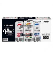Celsius Vibes energy drink variety pack Zero sugar 18x355 mL