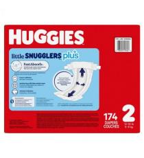 Huggies plus+ little snugglers diapers size 2