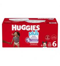 Huggies plus+ little movers diapers sizes 6