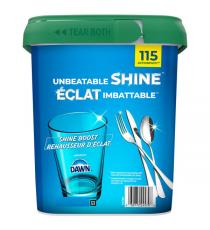 Cascade Power Clean Shine Boost Lemon Scent Dishwasher Detergent ActionPacs 115 ct