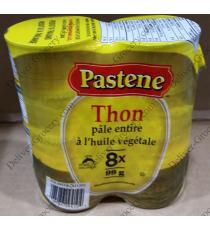 Pastene Solide Thon pâle en conserve dans de l'Huile Végétale 8 x 99 g
