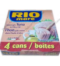 Rio Mare Solide Thon pâle en conserve dans l'Huile d'Olive 4 x 160 g