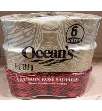 Oceans Wild Pink Salmon 6 x 213 g