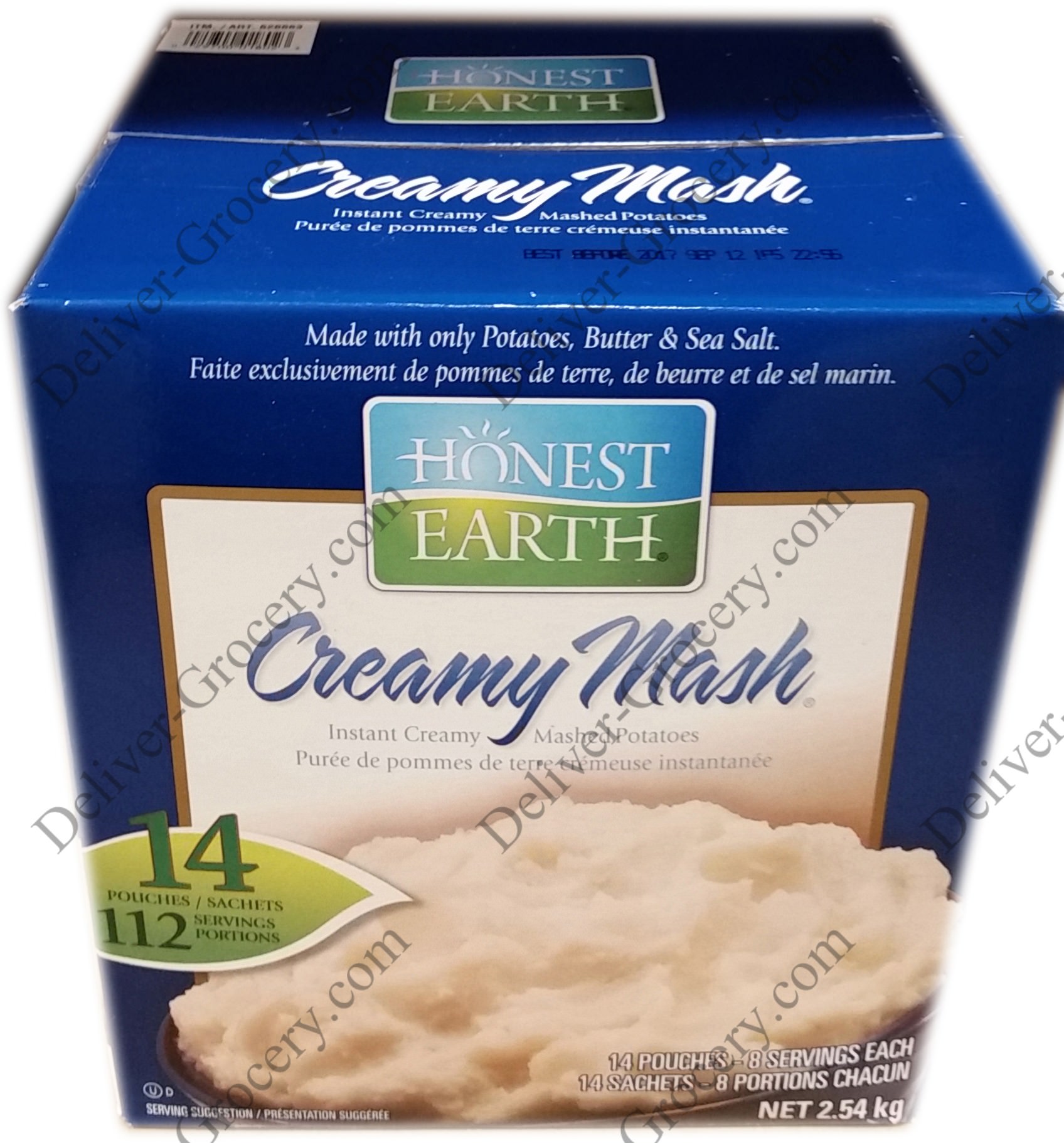 honest earth instant mashed potatoes. 